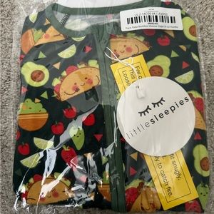 Taco Time Little Sleepies Zip-up Pajamas